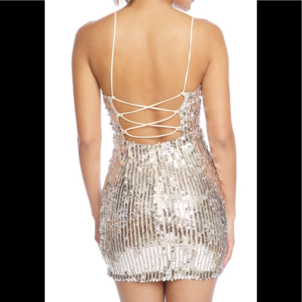 NWT LUXXEL Holiday Party Dress - Picture 6 of 6